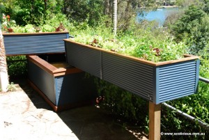 Un joli kit aquaponique sur un balcon