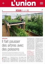ZFarm et Aquaponie France à la une de L’Union Grand Est